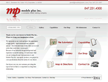 Tablet Screenshot of modelsplusinc.com